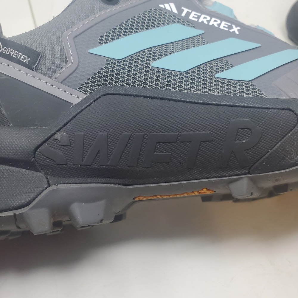 Adidas Terrex Women’s Trail Running Shoes - Gray with Aqua - Picture 13 of 13
